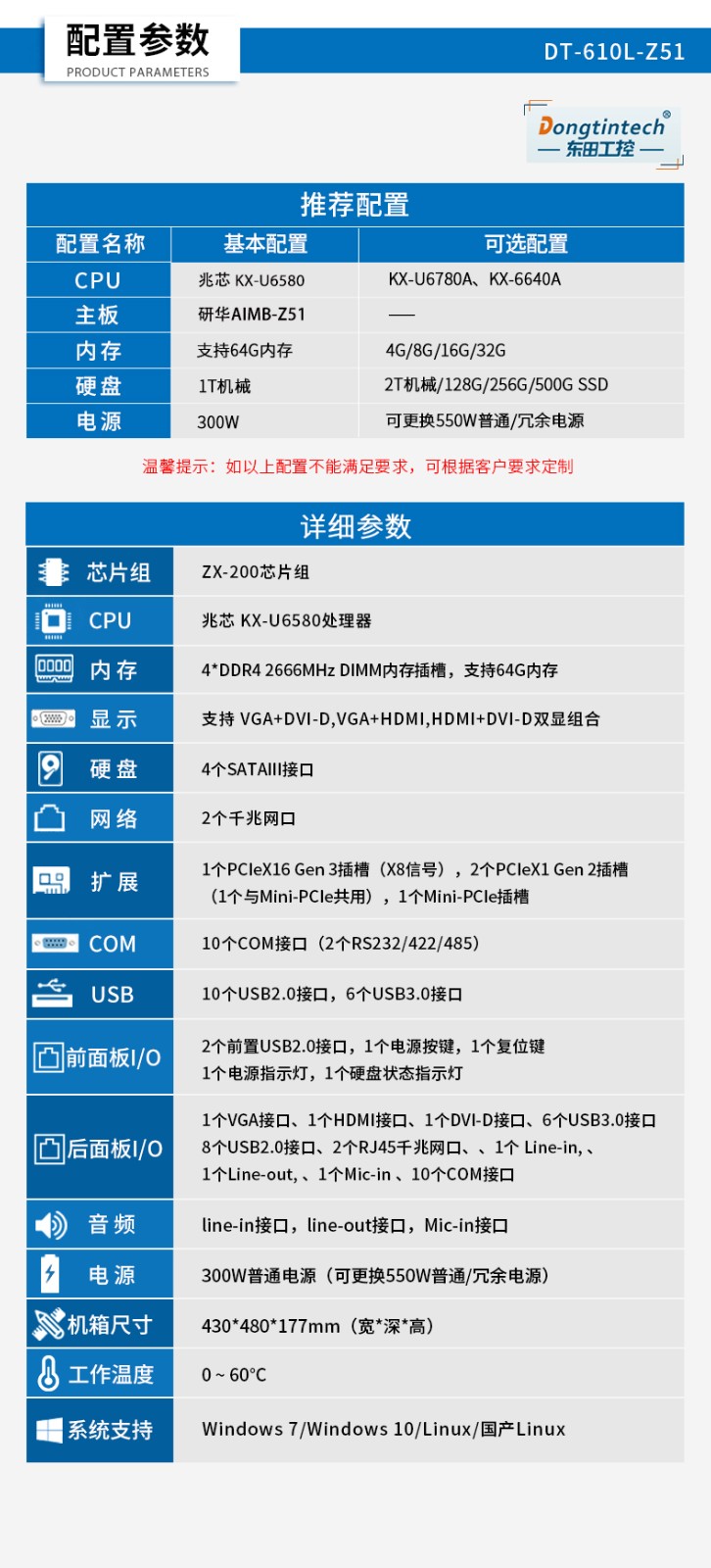 東田國產(chǎn)化4U工控機,國產(chǎn)兆芯處理器,DT-610L-Z51.jpg.jpg