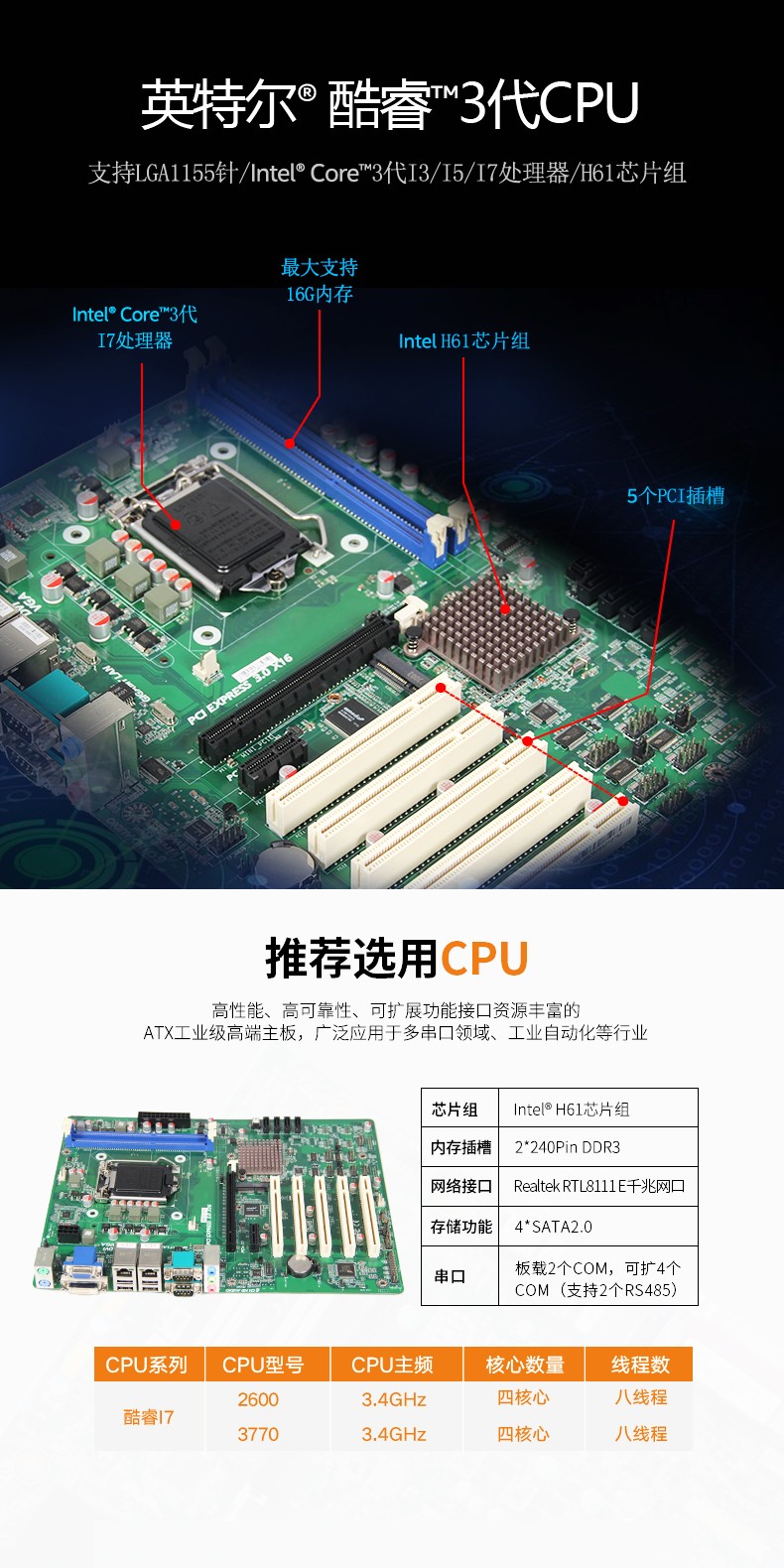 酷睿3代工控機(jī),支持呼叫中心,DT-610L-JH61MAI.jpg