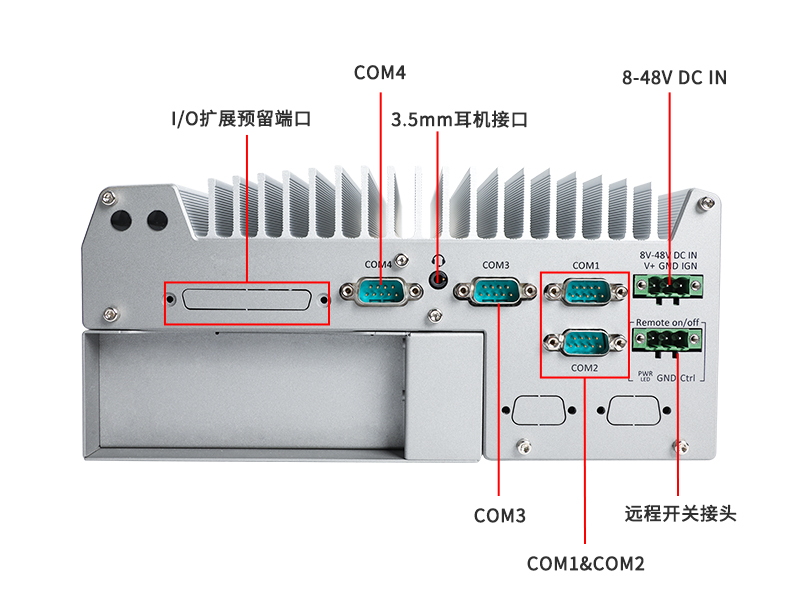 酷睿12代工控機(jī)-嵌入式無風(fēng)扇工業(yè)主機(jī)|DTB-3180-Q670E